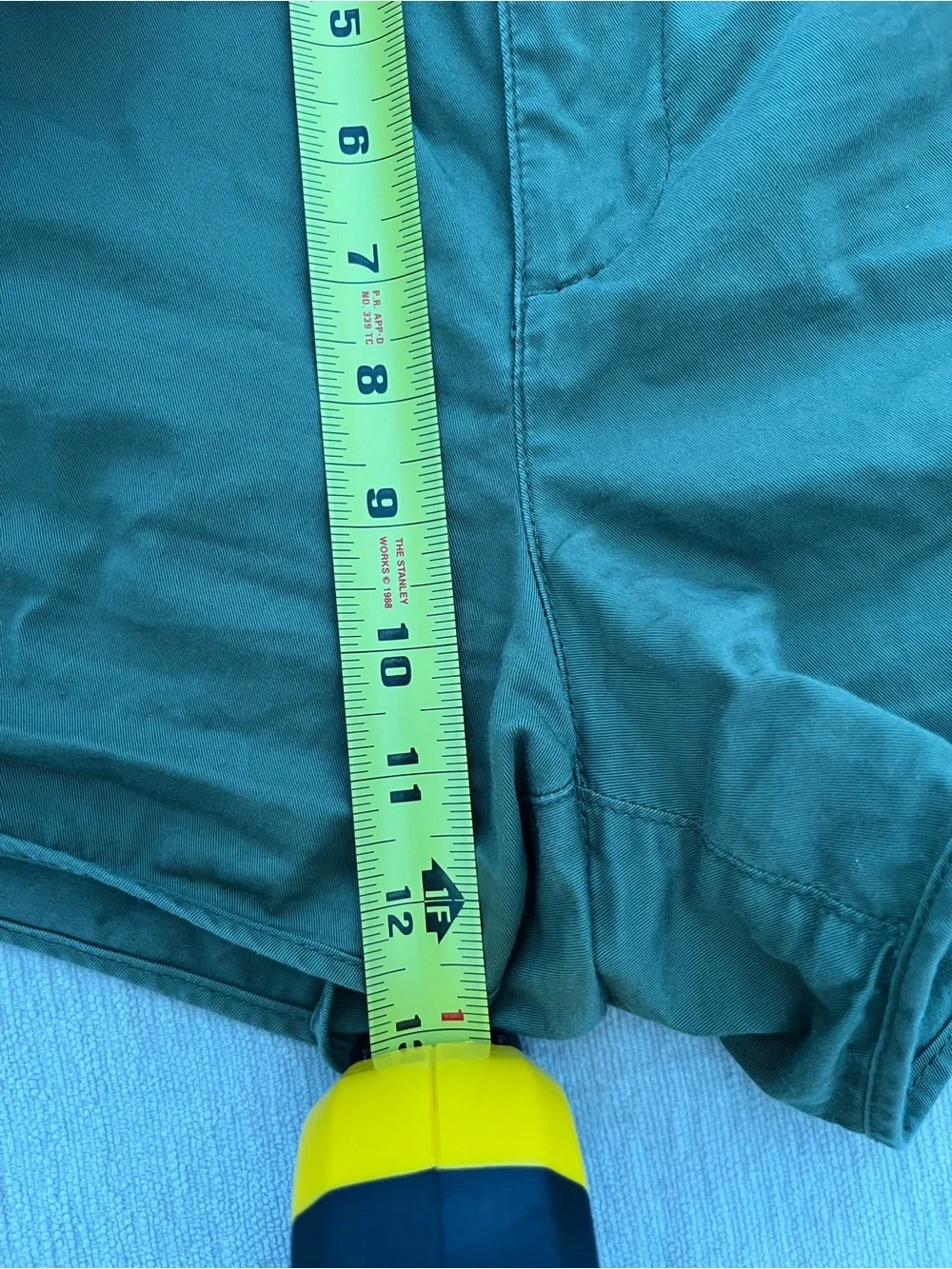 J. Crew Pull On Short in Lightweight Chino in Green Size Small